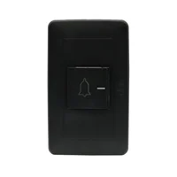 Botón Pulsador Timbre Negro Electric VCP