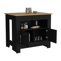 Isla De Cocina Arlet 89X103 Rta Wengue Macadamia