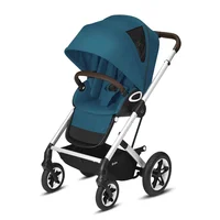 Coche con Ruedas AllTerrain y Posiciones de Asiento Reclinables Color Azul con Protección UPF Marca Cybex