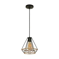 Lámpara Colgante Negro 1 Luz E27 40w 56 22513-2