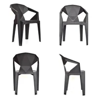 Set X4 Silla Comedor River Negro Bonno