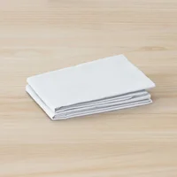 Set de 2 Fundas Almohada 50x90 cm 180 Hilos Blanco Doblad10