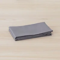 Set de 2 Fundas Almohada 50x70 cm 180 Hilos Gris Doblad/10