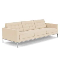 Sofá Florencia 3 Puestos Tela Pet Friendly Antifluidos 230x88x80 Beige