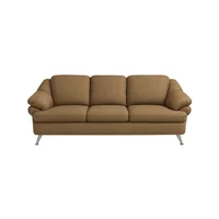 Sofá Eudis 3 Puestos Tela Antifluidos 185x85x80 Marrón