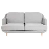 Sofá Empe 2 Puestos Tela Pet Friendly Antifluidos 160x93x75 Gris