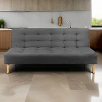 Sofá Cama 3 Puestos Genova 182x40x92 cm Gris