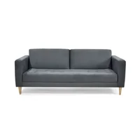 Sofá Cama Babilonia Tela 86x205x87 Gris