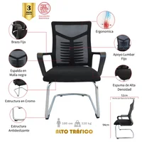 Silla de escritorio Ejecutiva Negro Mundial De Sillas Villa Gomez