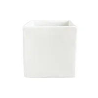 Matera Cerámica Cuadrada 13x13x13cm Blanco