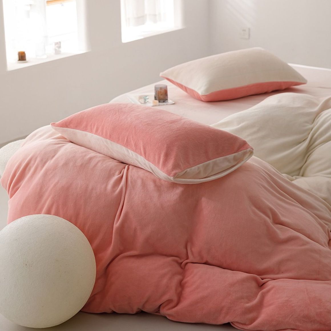 Duvet Digital De Franela Con Estampado Degrade Rosa Doble - Homecenter ...