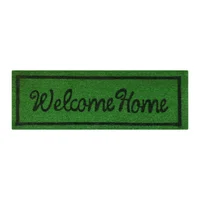 Tapete Entrada Coco Design Shape Clr Verde 26 X 76