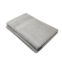 Toalla Set de 2 Und Casa Bonita 500gr 70x140 cm Gris