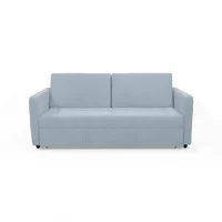 Sofá Cama Uganda Tela 87x192x93 Plata