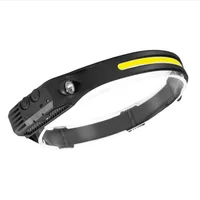 Linterna de Cabeza Frontal Recargable LED Brillante Luz Camping 700 Lúmenes