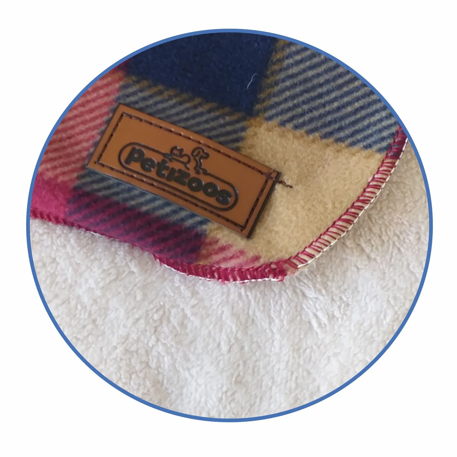 Cobija Doble Faz Escoses 100 X75x1cm Grande Rojo Petizoos 3