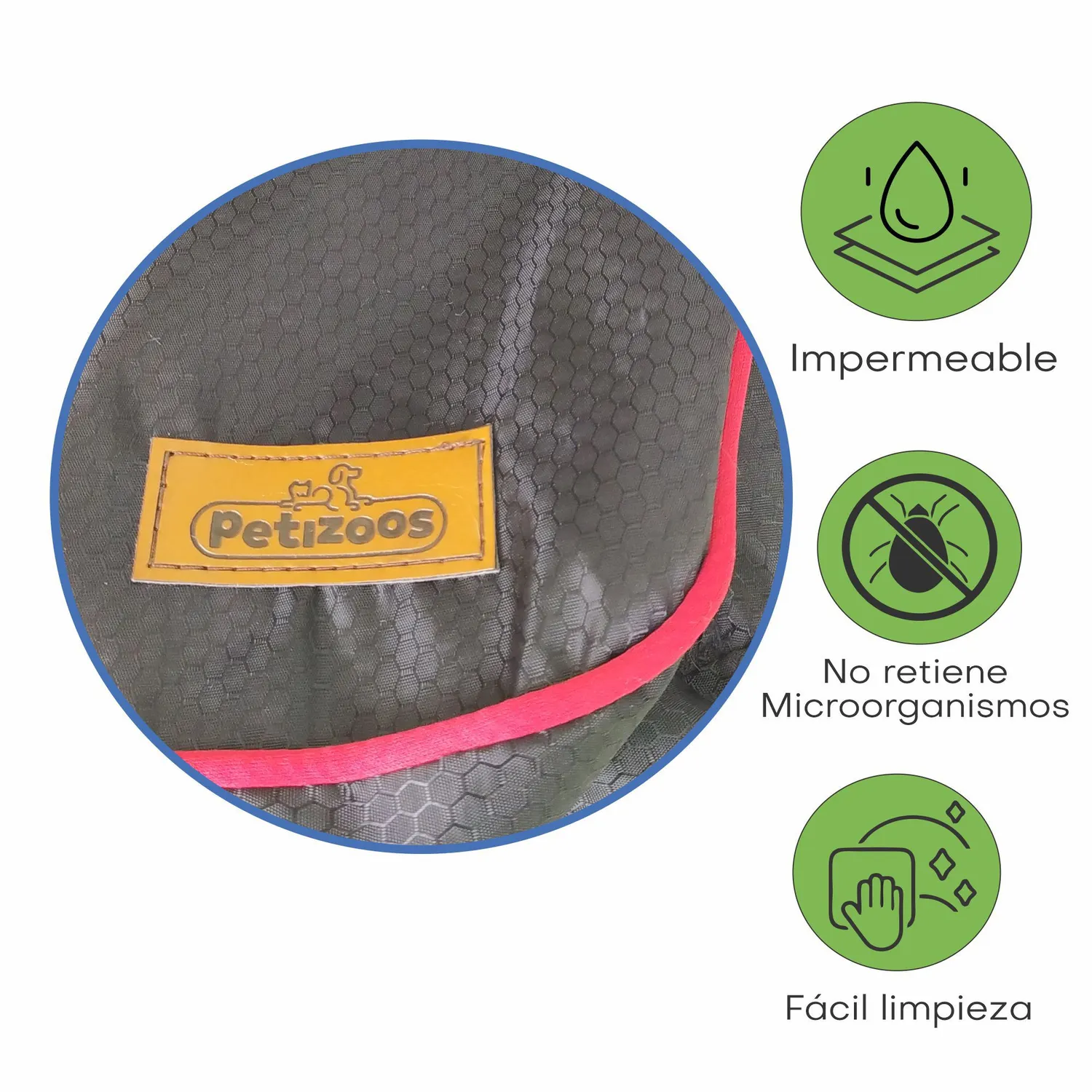 Colchón Impermeable Relax 90x70x15cm Grande Rojo Petizoos 5