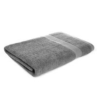 Toallas de Baño de Cuerpo Extragrande 100% Algodón Gris Set x 6 Unidades