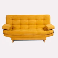 Sofá Cama Valencia Mostaza 3 puestos 180x84x85