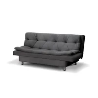 Sofá Cama 3 Puestos Venecia 180x86x102 cm Gris