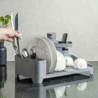 Escurreplatos Trium Compacto Plomo