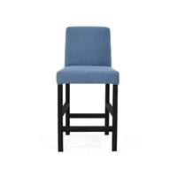 Butaco de Bar Leiva 105x48x54 Tela Indigo