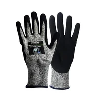 Guante Recycled Sanitizado Cut 5 Sandy Nitrilo Steelpro