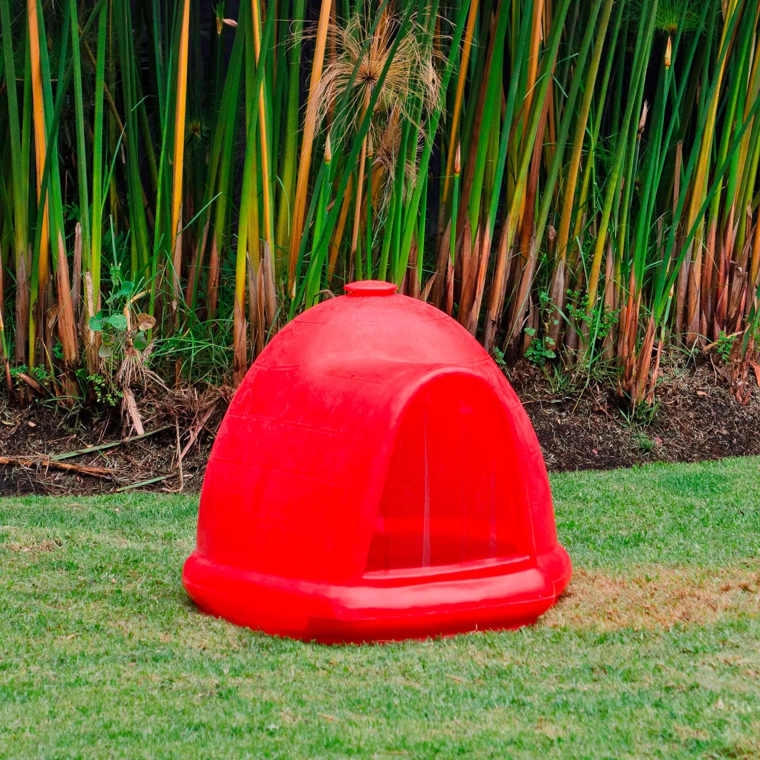Casa Para Perros Iglú 117X82X82Cm Grande Roja 3