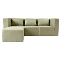 Sala Modular Nordica Zeus 6 Puestos Marfil 80X235X85 Cm