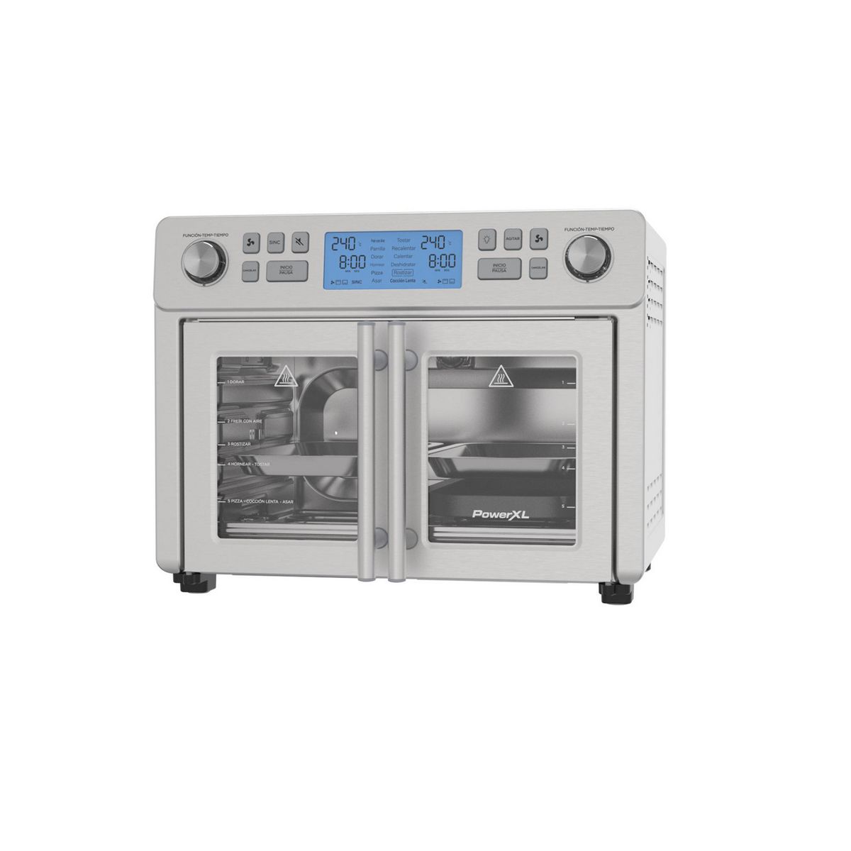 POWERXL - Horno freidor de aire PowerXL Duplex Smartsynx TO68D5-2SPLA