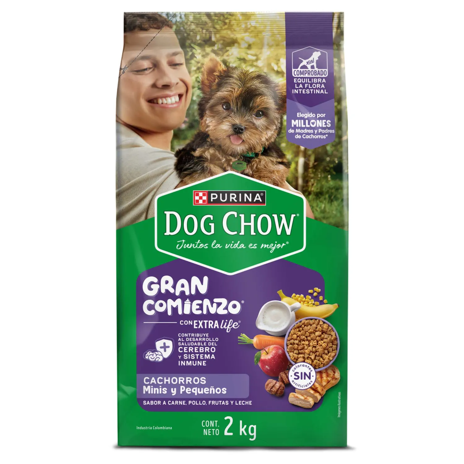 Comida Seca Para Perros Dog Chow Pequeños 2kg Dog Chow