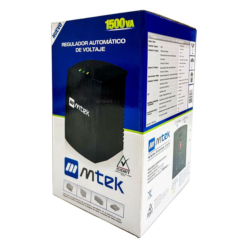 Mtek Regulador 1500 Va MTEK | falabella.com