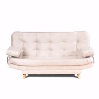 Sofá Cama Valencia Marmol Marfil 3 puestos 180x84x85+ Puff