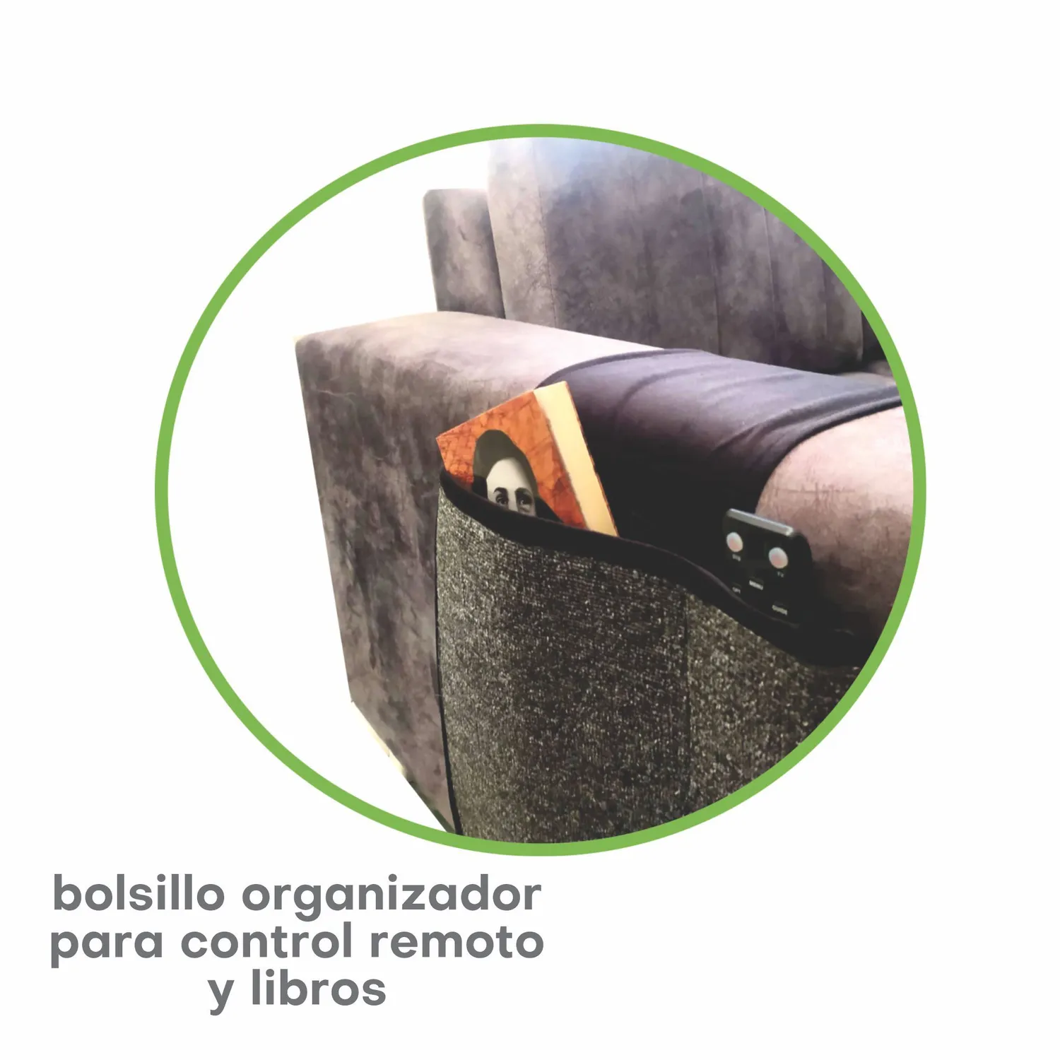 Protector De Sillas Y Sofas 60x50x50cm Mediano Negro