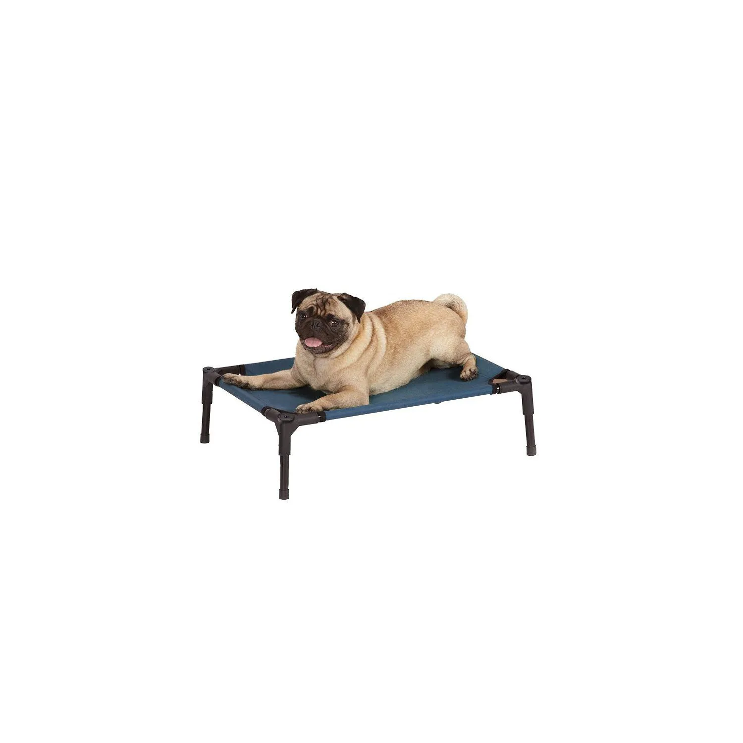 Cama para Mascotas Elevada Azul Pequeña