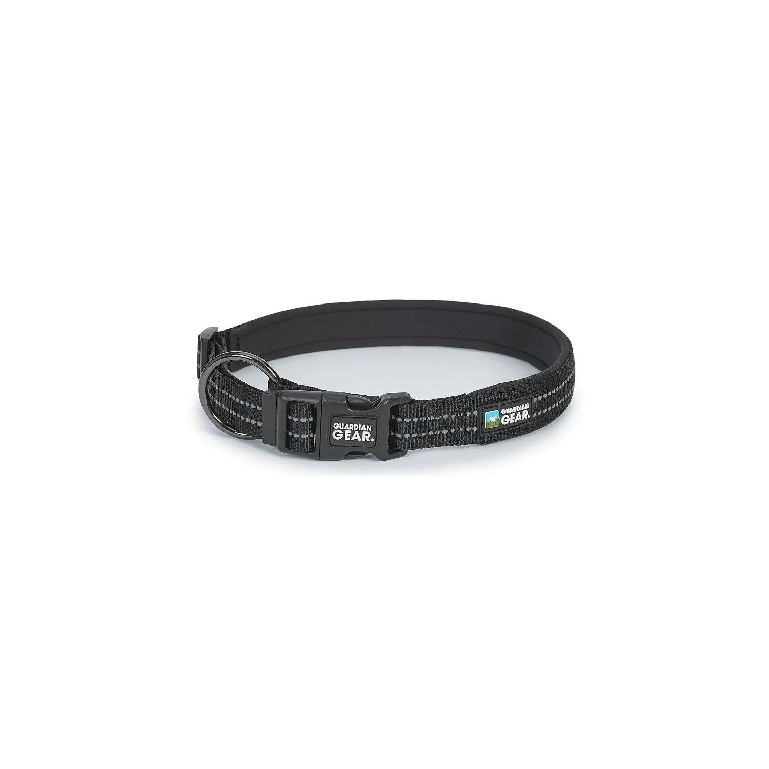 Collar Reflectante Para Perro O-rng  Negro Extra Grande