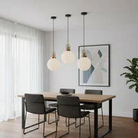 Lámpara Colgante Negro 1 Luz E27 40w