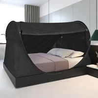 Carpa Alvantor de Privacidad para Cama de Tamaño Completo Ligera Opaca y Transpirable con Instalación Rápida
