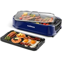 Parrilla Eléctrica 1500w Azul