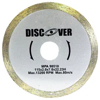 Disco Diamantado Continuo Discover 7/8 pulgadas 4.1/2 pulgadas Set X 25 Unidades