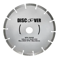 Disco Diamantado Segmentado Discover 2.2 x 7 x 22.23 x 7 pulgadas Set X 5 Unidades