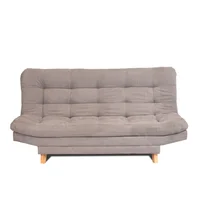 Sofá Cama Valencia Plata 3 puestos 180X84X85 + Cojines