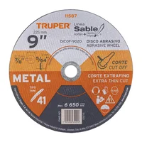 Disco Corte Fino para Metal de 9 Pulgadas 2 mm Truper