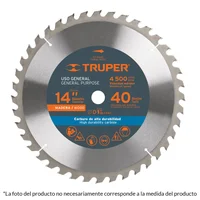 Disco Sierra Tungsteno 14 Pulgadas 60 Dientes Truper