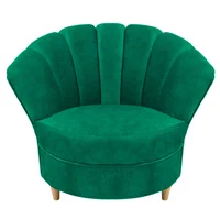 Poltrona Palma 95X90 en Poliéster Esmeralda