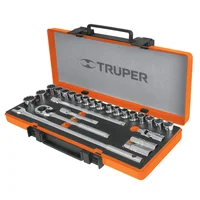 Juego de Copas 25 Piezas Mx Cuadro 1/2 Pulgada Truper