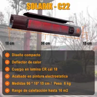 Gas 3000 Calefactor Exterior Solarix 22