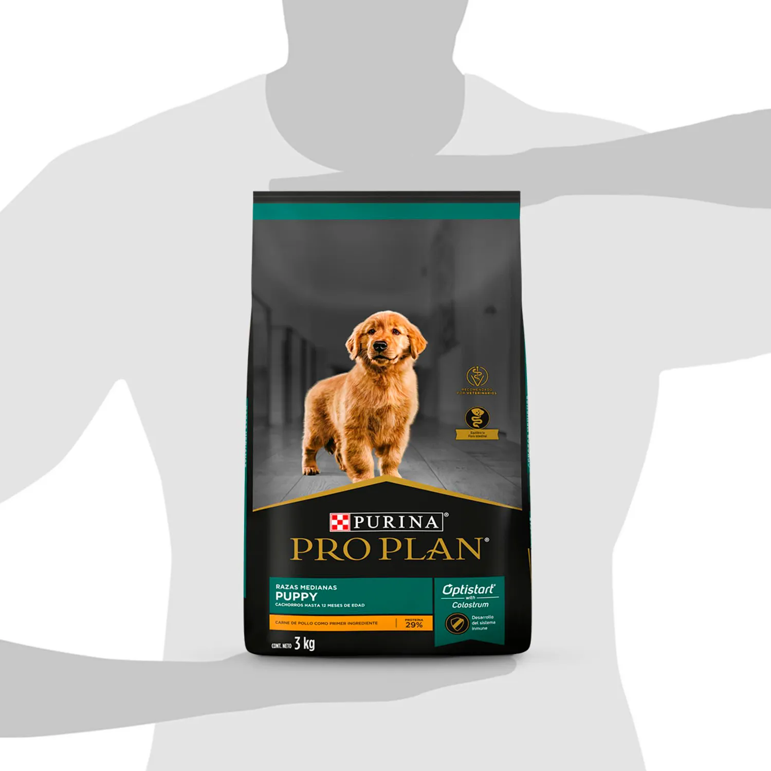 Comida Seca Para Perro Cachorro Pro Plan Raza Mediana 1kg 8