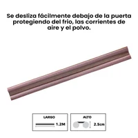 Bajo Puerta Doble Rollo Wengue 1.20m  Fixser