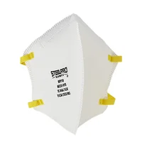 Respirador Plegable M9910 Blanco Set X 100 Unidades